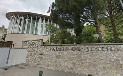 Le palais de justice de Grasse (Alpes-Maritimes), en avril 2026. (Crédit : Capture d’écran/Google Maps)