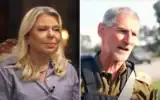 Montage photos (de gauche à droite) : Sara Netanyahu lors d'une interview à la Quatorzième chaine diffusée le 31 août 2026 ; Yaïr Golan, le 14 octobre 2023. (Crédits : Capture d'écran/Quatorzième chaine ; Capture d'écran/Kan)