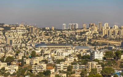 Une vue générale de Jérusalem, le 23 août 2026. (Yossi Aloni/Flash90)