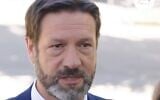 Fabrice Pannekoucke, le président de la Région Auvergne-Rhône-Alpes, lors d'un déplacement jeudi 3 septembre au lycée Émile-Loubet de Valence (Capture d'écran - Instagram @region_auvergnerhonealpes)