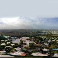 Le kibboutz Ramat Rachel, le 12 août 2026. (Crédit : Zev Stub/Times of Israel)