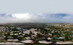 Le kibboutz Ramat Rachel, le 12 août 2026. (Crédit : Zev Stub/Times of Israel)