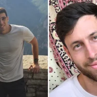 Le sergent-chef (réserviste) Ofek Moalem (à gauche) et le sergent-chef (réserviste) Nadav Kali (à droite), tués lors de l'explosion d'un drone de Tsahal pendant des opérations dans la bande de Gaza le 24 septembre 2026. (Crédit : autorisation)