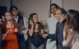 Image du clip "The Whole World Sings Together", chanson écrite par l'organisation Friends of Zion à l'approche du troisième anniversaire du massacre perpétré par le Hamas le 7 octobre 2023. (Crédit : Noam Ben Shalom)