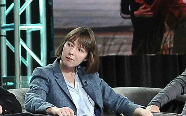 Sally Rooney participe à une table ronde lors de la tournée de presse hivernale 2020 de la Television Critics Association, à Pasadena, en Californie, le 17 janvier 2020. (Crédit : Richard Shotwell/Invision/AP)
