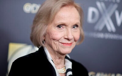 L'actrice Eva Marie Saint assiste à la 20e cérémonie annuelle des « Excellence in Production Design Awards » de l'Art Directors Guild, à Beverly Hills, en Californie, le 31 janvier 2016. (Crédit:  Richard Shotwell/Invision/AP, archives)