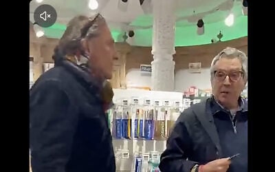 Jérôme Guedj et Didier Eribon, à Paris, en octobre 2026. (Crédit : Jérôme Guedj/Capture d’écran X.com)