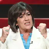 Christiane Amanpour, de CNN, lors d’une émission le 3 avril 2019. (Crédit : Frederick M. Brown/Getty Images/JTA)