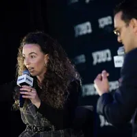 Idit Silman, la ministre de l'Environnement sortante, prenant la parole lors de la conférence annuelle organisée à Jérusalem par « Besheva », un groupe éditorial hebdomadaire nationaliste-religieux, le 17 février 2026. (Crédit : Yonatan Sindel/Flash90)