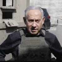 Le Premier ministre Benjamin Netanyahu lors d'une déclaration vidéo depuis Hébron, en Cisjordanie, le 23 octobre 2026. (Capture d'écran/GPO)