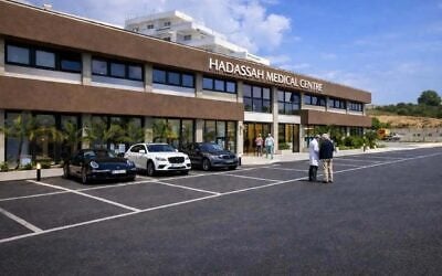 Une photo du nouvel hôpital Hadassah de Limassol, à Chypre, le 15 octobre 2026. (Autorisation)