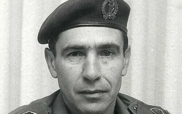 Le major-général à la retraite Chaim Nadel sur une photo non datée. (Crédit : Armée israélienne)