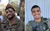 Le sergent-chef Ron Yonatan Roytman (à gauche) et le sergent Yuval Shai Svilem (à droite), tués lors d’une attaque par balle près de Hébron, en Cisjordanie, le 23 octobre 2026. (Crédit : Armée israélienne)