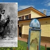 Les histoires des cow-boys juifs, les "gauchos", comme J. Sandler (en encart, sur une photo prise en 1909), sont présentées au Museo Villa Dominguez, dans la province argentine d'Entre Ríos, sur une photo non datée. (Crédit : Alicia Segal, avec l'aimable autorisation de l'AMIA ; Museo Villa Dominguez)
