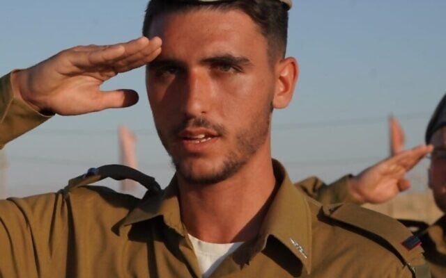 Capitaine Eliav Haim Tzapalamus. (Crédit : armée israélienne)