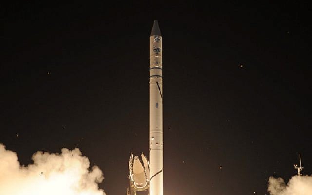 The launch of Israeli military satellite "Ofek 9", (photo credit: by Ministry of Defence/Flash90)
