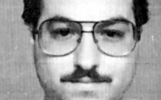 Jonathan Pollard's U.S. Navy head shot (photo credit: United States Navy)