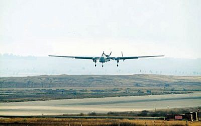 File: Illustrative photo of a drone (IDF Spokesperson)