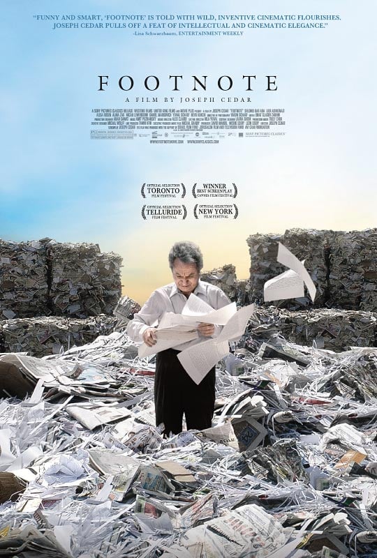 'Footnote' (photo credit: official poster)