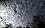 A cloudy sky is more of a downer than the threat of terror attacks (photo credit: Lior Mizrahi/Flash90)