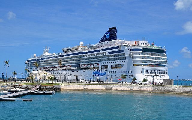 An Israeli cruise ship (Illustrative photo; credit: CC BY kansasphoto, Flickr)