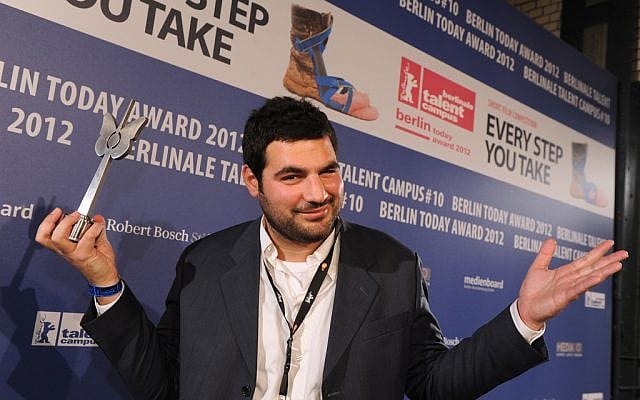 Rafael Balulu, winner of the 2012 Berlin Today Award for his film 'Batman at the Checkpoint' (photo credit: Peter Himsel/Berlinale 2012 )