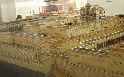 Schick's model of the Jewish Temple. (photo credit: CC-BY-SA Dror Feitelson, Wikipedia) Schick's model of the Jewish Temple. (photo credit: CC-BY-SA Dror Feitelson, Wikipedia)