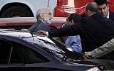 USAID worker Alan Gross arriving at a Havana courthouse for his trial in March 2011. (photo credit: AP Photo/Franklin Reyes, File)