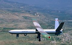 An Israeli Air Force drone, Hermes 450 UAV, manufactured by Elbit (photo credit: Elbit via Tsahi Ben-Ami/Flash 90)