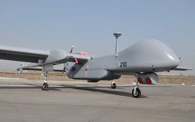 A drone manufactured by Israel Aerospace Industries (photo credit: Yossi Zeliger/Flash90)