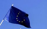 The European Union flag  (Serge Attal/Flash 90)