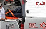 Illustrative photo of a mobile Magen David Adom unit (photo credit: Nati Shohat/Flash90)