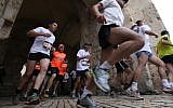 Runners in the Jerusalem marathon on March 25, 2011. (Kobi Gideon/Flash 90)
