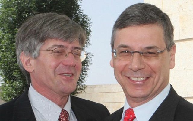 Danny Ayalon (right) with then-US Deputy Secretary of State James Steinberg (photo credit: Yossi Zamir/Flash90) Danny Ayalon (right) with then-US Deputy Secretary of State James Steinberg (photo credit: Yossi Zamir/Flash90)