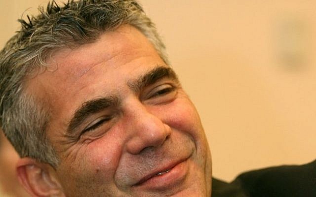 Yair Lapid ( Photo by Moshe Shai/FLASH90)