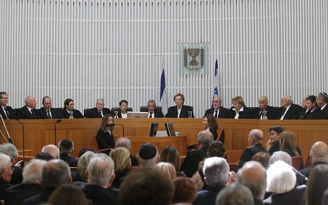 Israel's High Court, one place where smartphones and tablets are generally unwelcome (photo credit: Alex Kolomoisky/Flash90) Israel's High Court, one place where smartphones and tablets are generally unwelcome (photo credit: Alex Kolomoisky/Flash90)