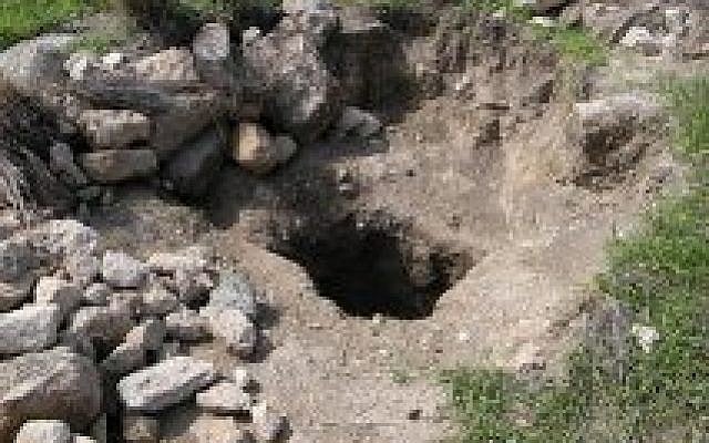 One of the sites near Modi'in targeted by the antiquity theft suspects. (photo credit: Courtesy Israel Antiquities Authority)