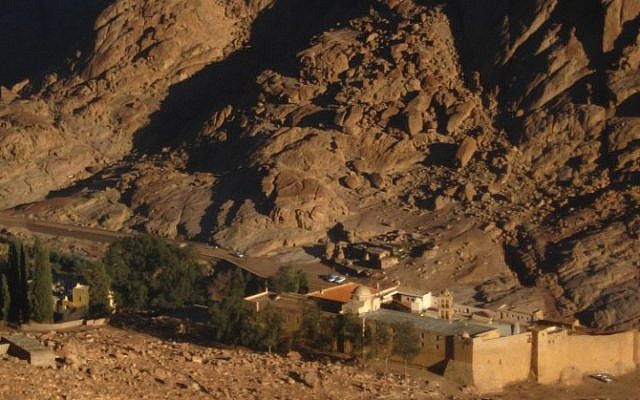 St. Catherine's Monastery in the Sinai Peninsula. (photo credit: Times of Israel staff)