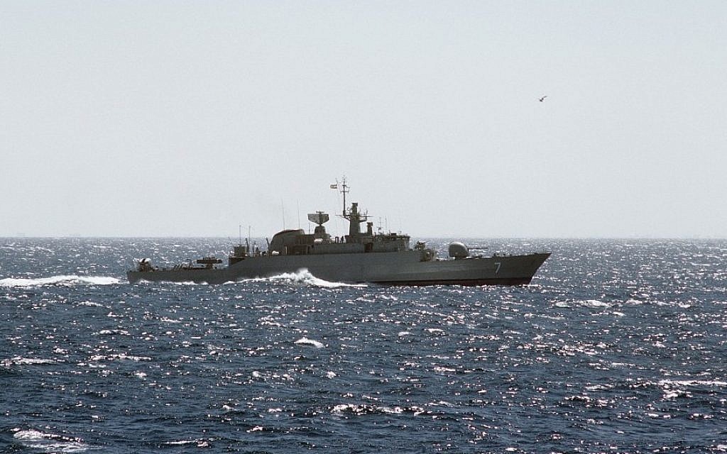 Illustrative photo of an Iranian warship (Alex Hicks, Wikimedia Commons)