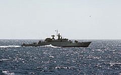 Illustrative photo of an Iranian warship (Alex Hicks, Wikimedia Commons)