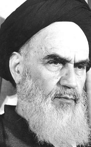 Ayatollah Khomeini (photo credit: Namalom/Wikimedia Commons/File)