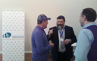 Vadim Rabinovich, L (photo credit: JTA)