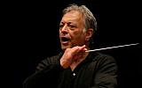 Zubin Mehta, conductor of Israel's Philharmonic Orchestra. (photo credit Oded Altman/Flash90)