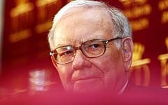 American billionaire Warren Buffet in Jerusalem in 2006. (photo credit: Orel Cohen/Flash90)
