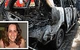 Tal Yehoshua Koren was injured in an attack in New Delhi while in her car. (photo credit: AP, Facebook)