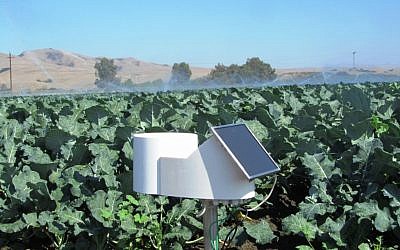 One of Agrolan's field weather stations (photo credit: Courtesy)