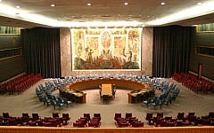 The UN Security Council chamber (photo credit: CC BY-SA Gruban, Flickr)