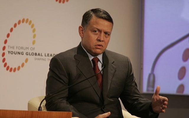 Jordan's King Abdullah II (photo credit: CC BY-SA World Economic Forum, Flickr)