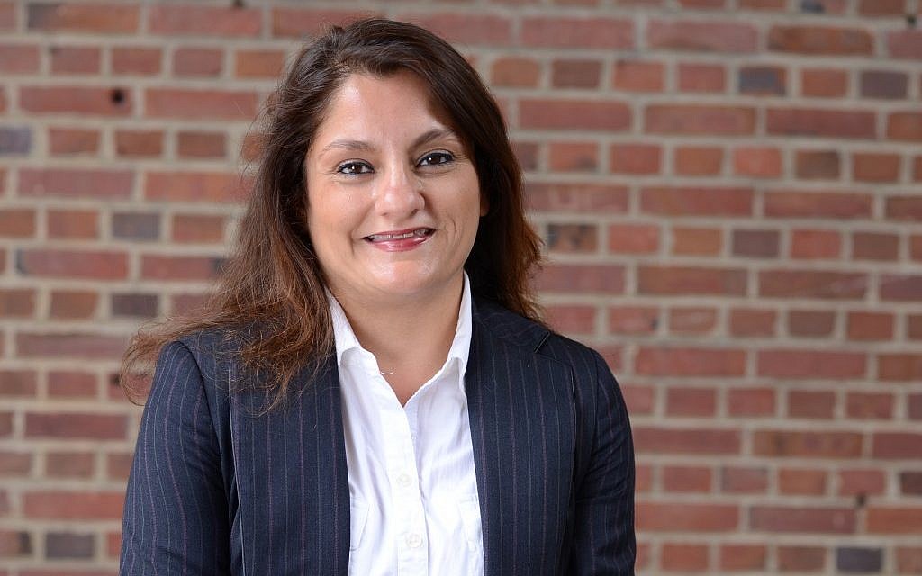 Mehnaz Afridi, director of Holocaust studies at New York’s Manhattan College. (Photo credit: Courtesy) Mehnaz Afridi, director of Holocaust studies at New York’s Manhattan College. (Photo credit: Courtesy)