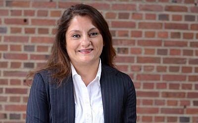 Mehnaz Afridi, director of Holocaust studies at New York’s Manhattan College. (Photo credit: Courtesy)